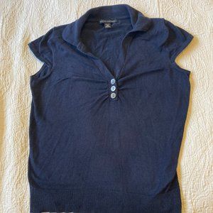 Cute Blue Sexy Cinched Top
